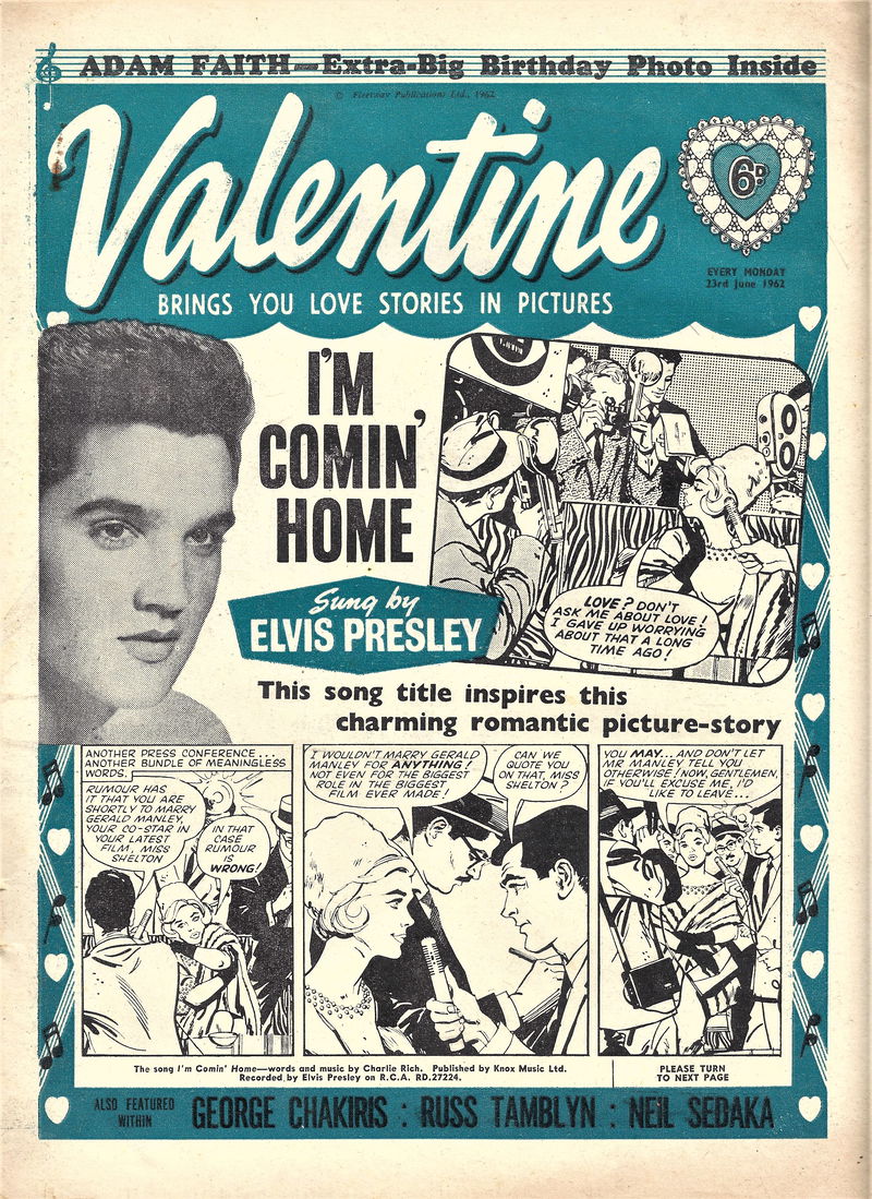 Valentine (Fleetway, 1960 series) 23 June 1962 (23 June 1962)