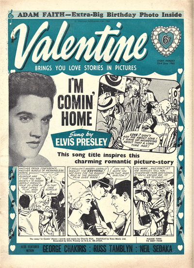 Valentine 23 June 1962