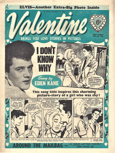 Valentine 14 July 1962