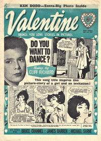 Valentine (Fleetway, 1960 series) 28 July 1962