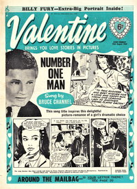 Valentine (Fleetway, 1960 series) 25 August 1962