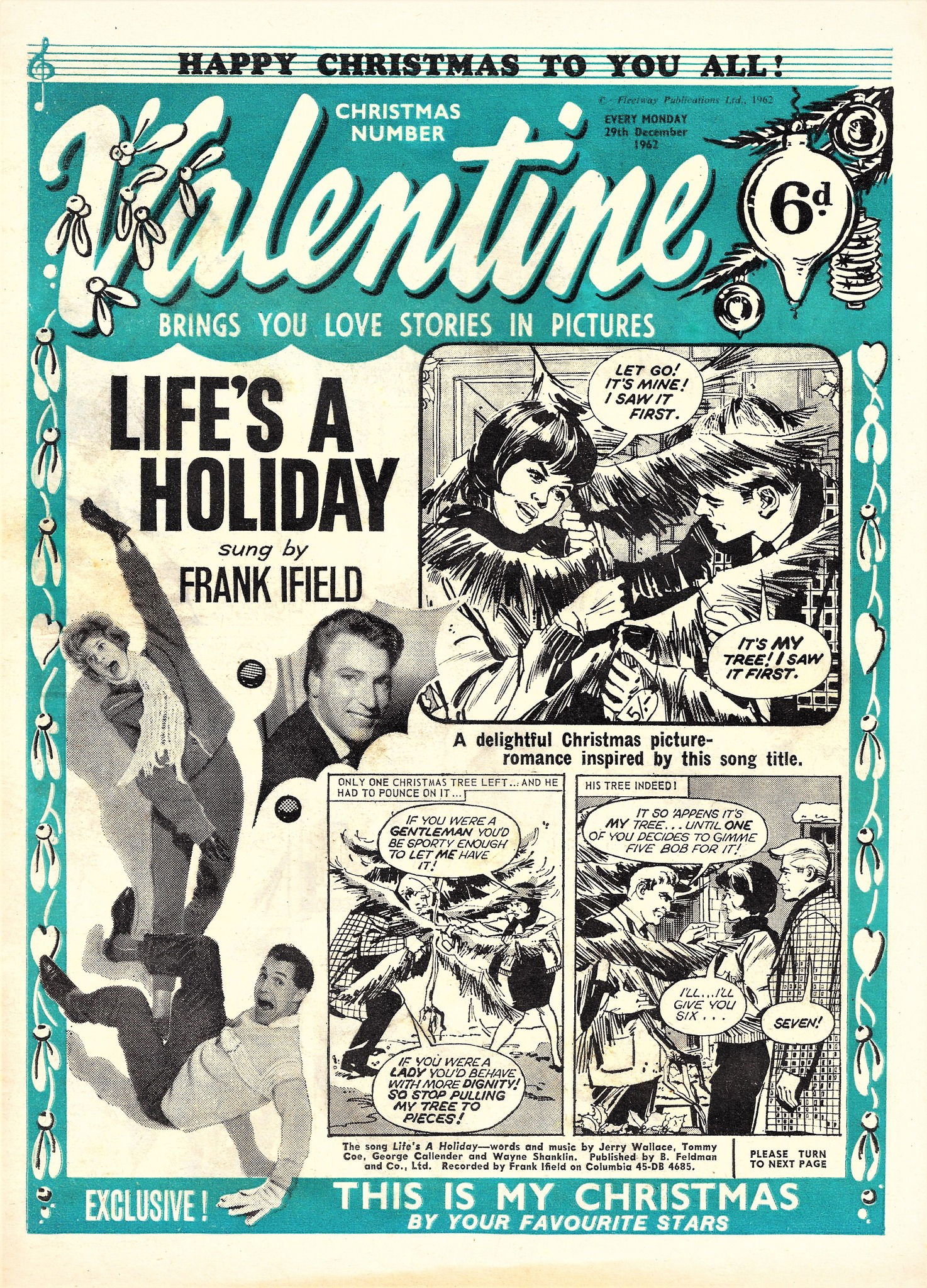 Valentine (Fleetway, 1960 series) 29 December 1962 (29 December 1962)