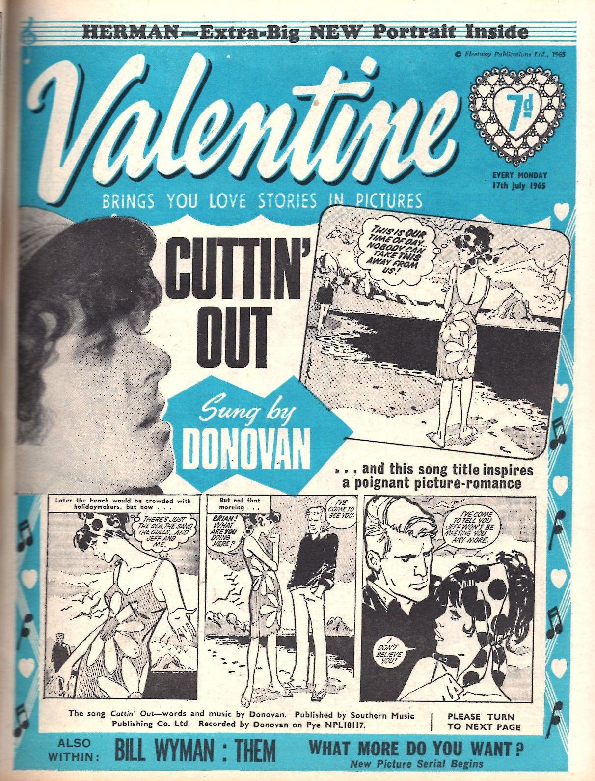 Valentine (Fleetway, 1960 series) 17 July 1965 (17 July 1965)