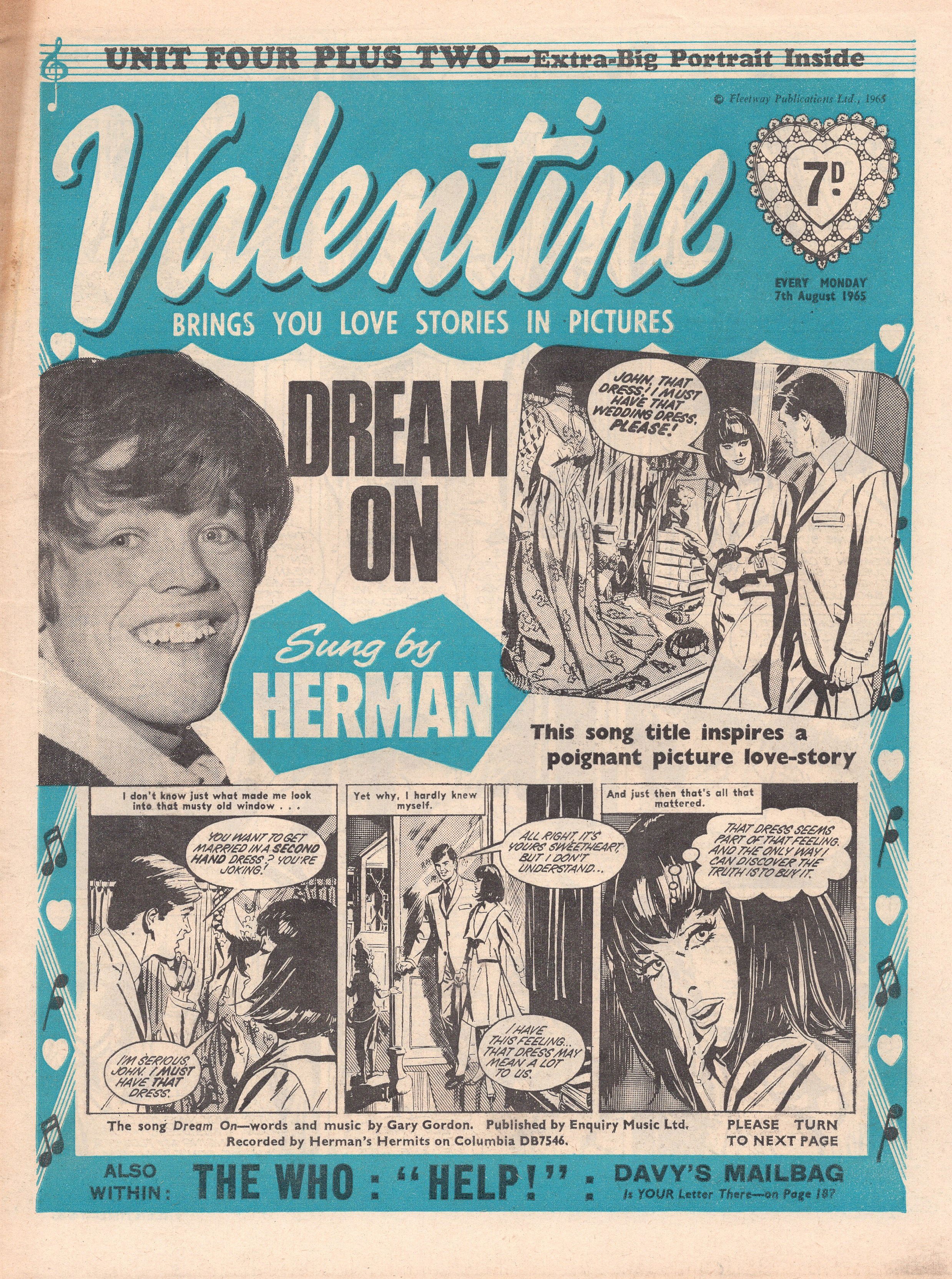 Valentine (Fleetway, 1960 series) 7 August 1965 (7 August 1965)