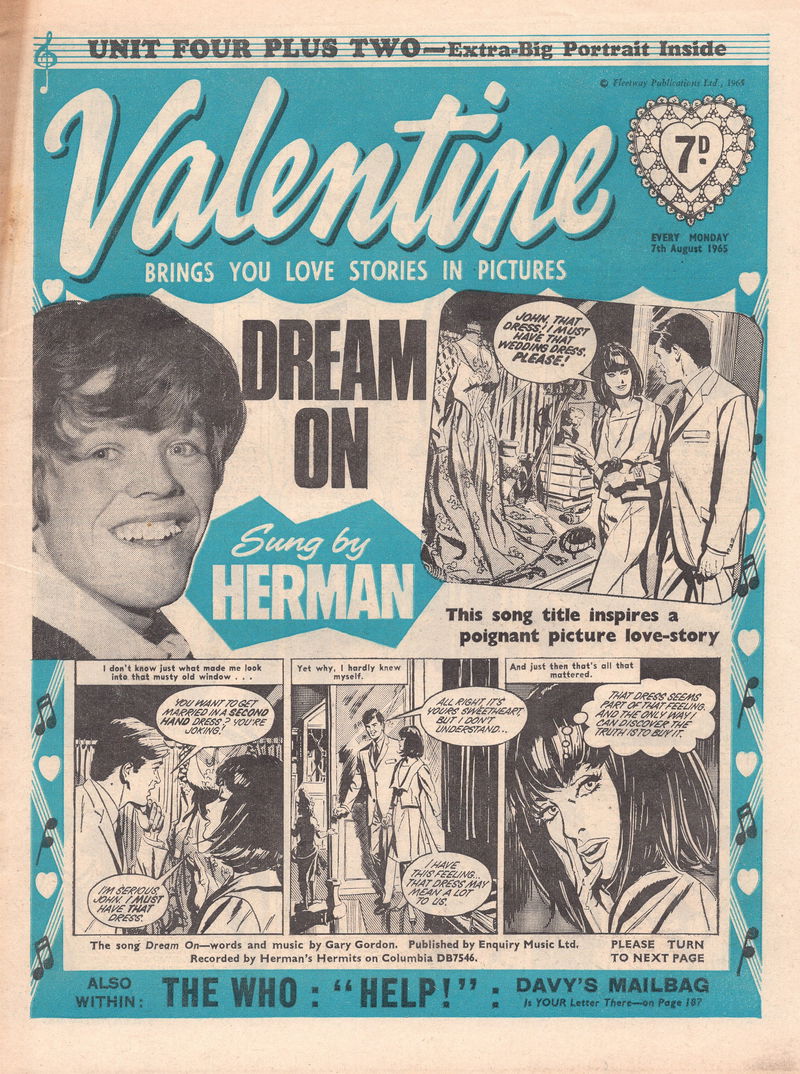 Valentine (Fleetway, 1960 series) 7 August 1965 (7 August 1965)