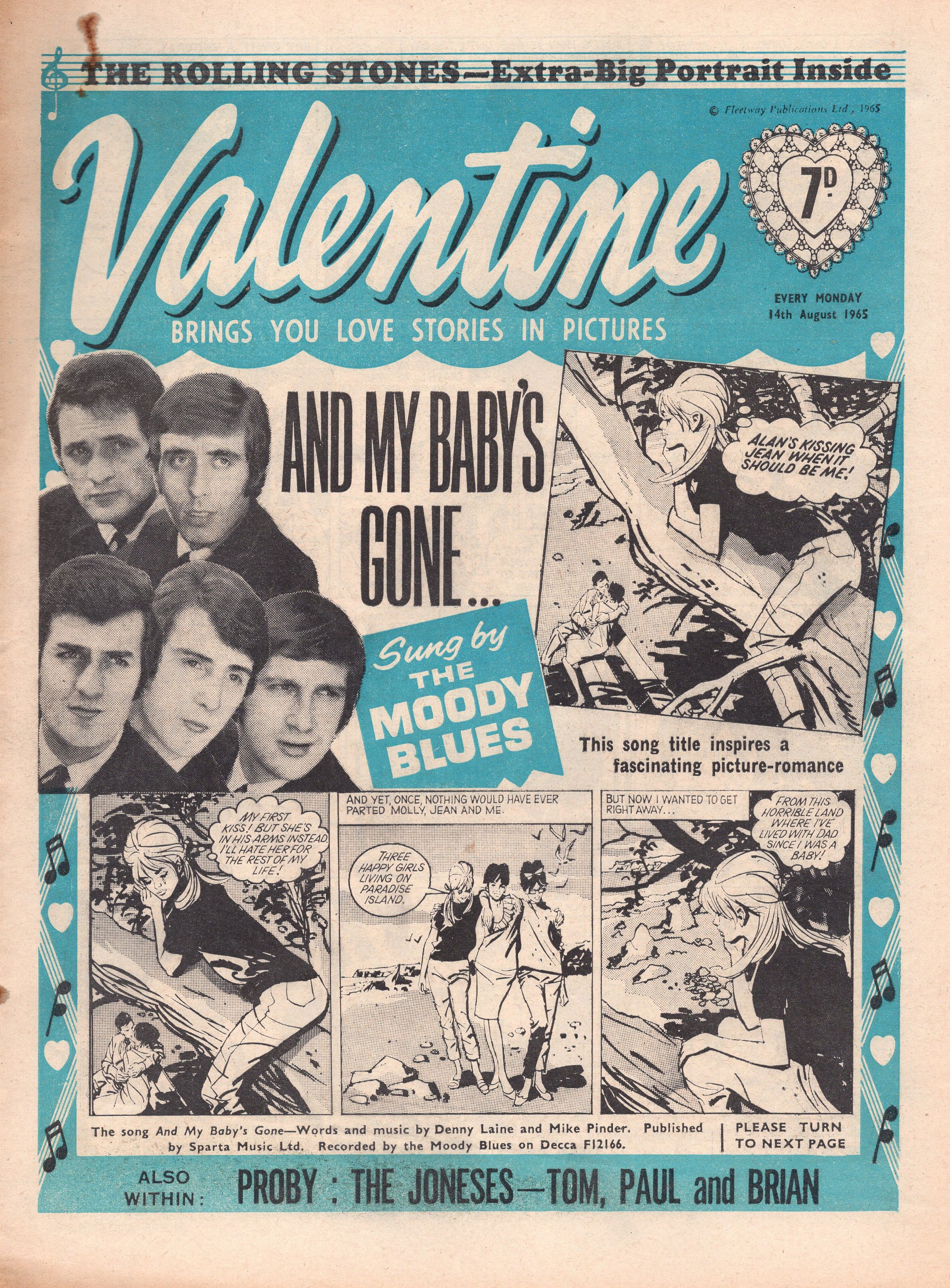 Valentine (Fleetway, 1960 series) 14 August 1965 (14 August 1965)