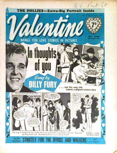 Valentine 28 August 1965