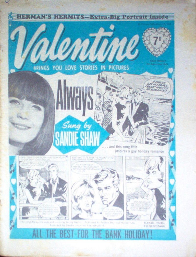 Valentine (Fleetway, 1960 series) 4 September 1965 (4 September 1965)