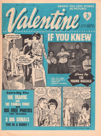Valentine 25 November 1967
