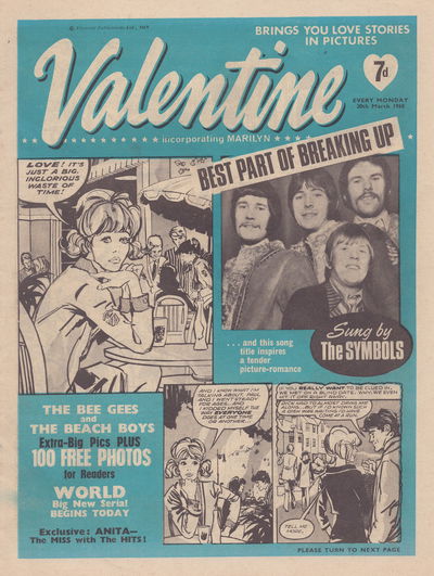 Valentine (Fleetway, 1960 series) 30 March 1968 (30 March 1968)