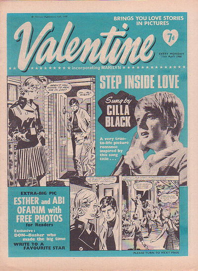 Valentine (Fleetway, 1960 series) 13 April 1968 (13 April 1968)