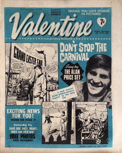 Valentine 20 April 1968