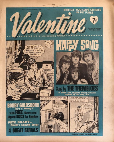 Valentine 22 June 1968