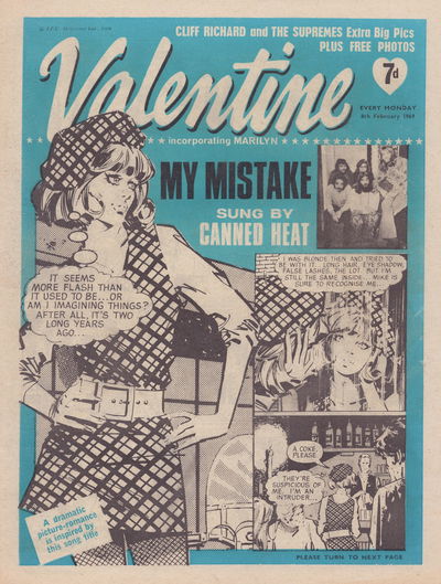 Valentine (IPC, 1968 series) 8 February 1969 (8 February 1969)