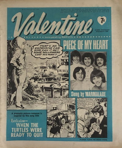 Valentine (IPC, 1968 series) 22 March 1969 (22 March 1969)