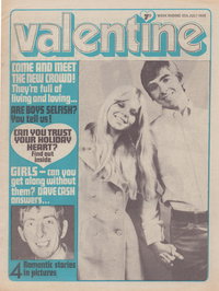 Valentine (IPC, 1968 series) 12 July 1969