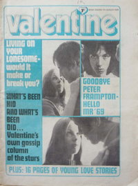 Valentine (IPC, 1968 series) 9 August 1969