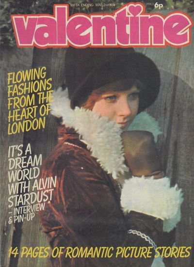 Valentine (IPC, 1968 series) 2 March 1974 (2 March 1974)