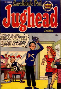 Archie's Pal Jughead (Archie, 1949 series)  #1 (1949) — "Pardon Me, Miss - -"