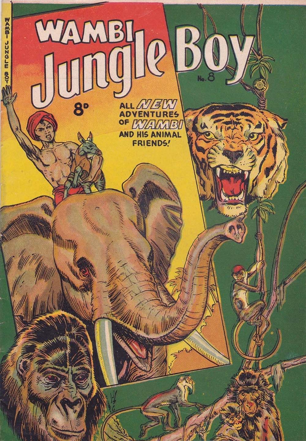 Wambi Jungle Boy (HJ Edwards, 1950? series) #8 ([June 1951?])