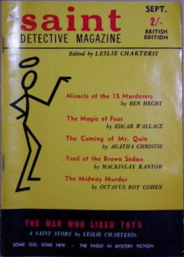 The Saint Detective Magazine British Edition (Magazine Enterprises, 1952? series) v1#1 [September 1954?]