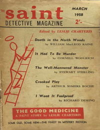 The Saint Detective Magazine (Magazine Enterprises, 1954 series) v8#1 (March 1958)