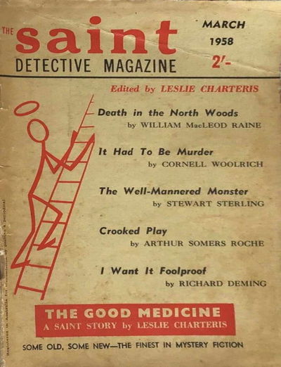 The Saint Detective Magazine (Magazine Enterprises, 1954 series) v8#1 (March 1958)