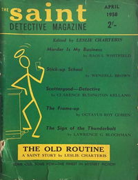The Saint Detective Magazine (Magazine Enterprises, 1954 series) v8#2 (April 1958)
