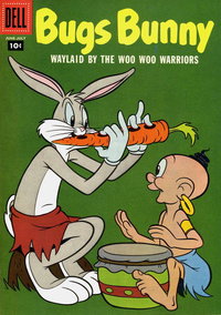 Bugs Bunny (Dell, 1952 series)  #55 (June-July 1957) — Waylaid By The Woo Woo Warriors