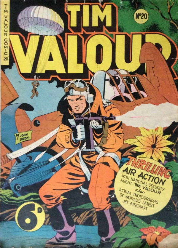 Tim Valour Comic (Edwards, 1948 series) #20 ([December 1949?])