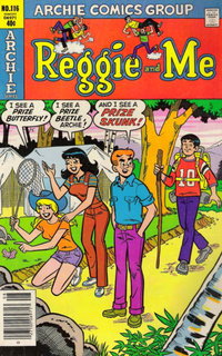 Reggie and Me (Archie, 1966 series)  #116 ([August 1979?]) — "I see a prize butterfly!"