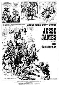 The Fastest Gun Western (KG Murray, 1974 series) #29 — Jesse James: Part One The Guerrillas