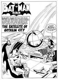 Colossal Comic (Colour Comics, 1958 series) #50 — The Satellite of Gotham City (page 1)