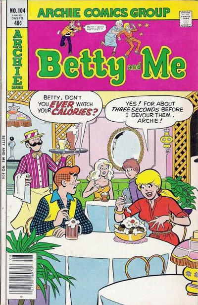 Betty and Me (Archie, 1965 series) #104 (August 1979)