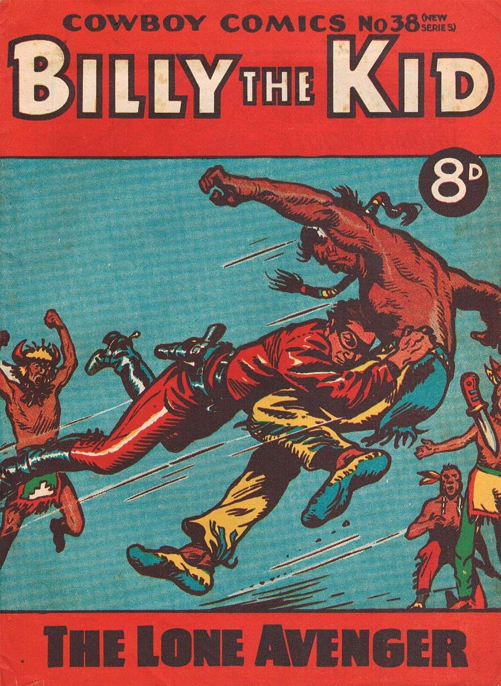 Cowboy Comics (Land Newspaper, 1952 series) #38 — Billy the Kid (December 1952)