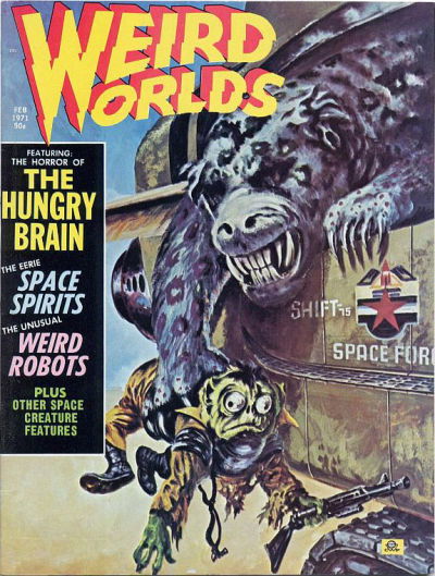 Weird Worlds (Eerie, 1970 series) v2#1 February 1971