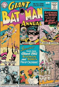 Batman Annual (DC, 1961 series)  #2 ([Winter] 1961) — Batman and Robin In Their Most Thrilling Action Roles!