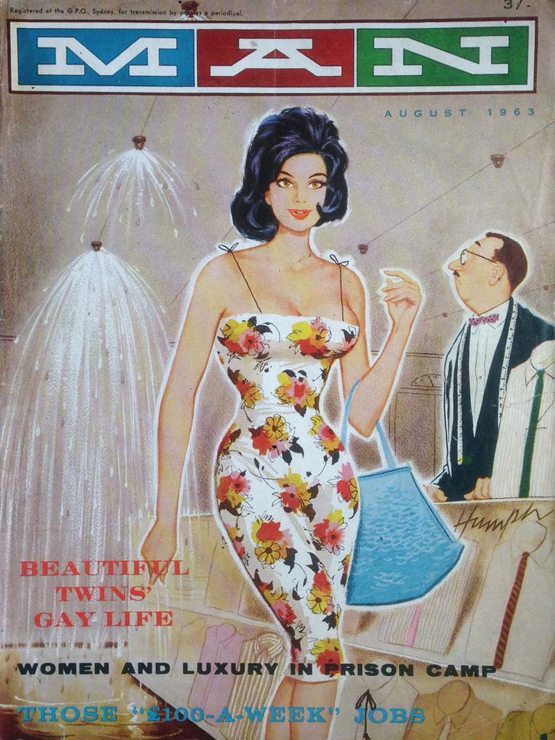 Man [Man Magazine] (Man, 1946 series) v54#3 (August 1963)