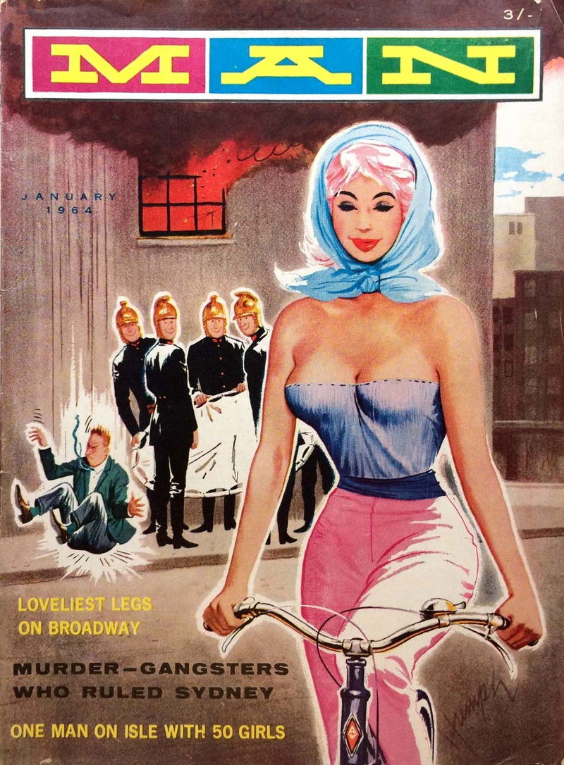 Man [Man Magazine] (Man, 1946 series) v55#2 (January 1964)