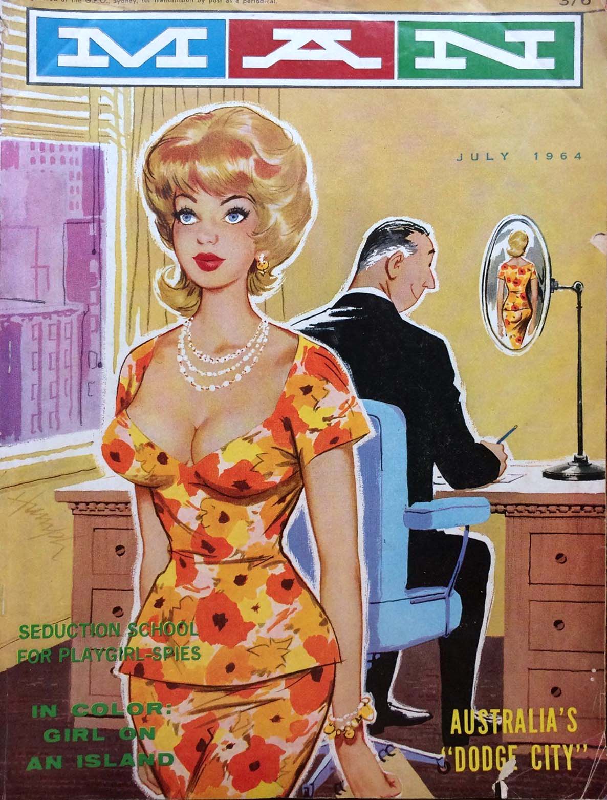 Man [Man Magazine] (Man, 1946 series) v65#2 (July 1964)