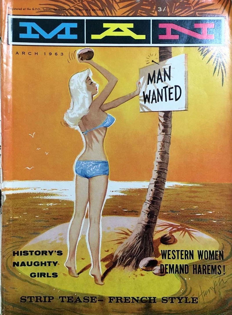 Man [Man Magazine] (Man, 1946 series) v53#4 (March 1963)