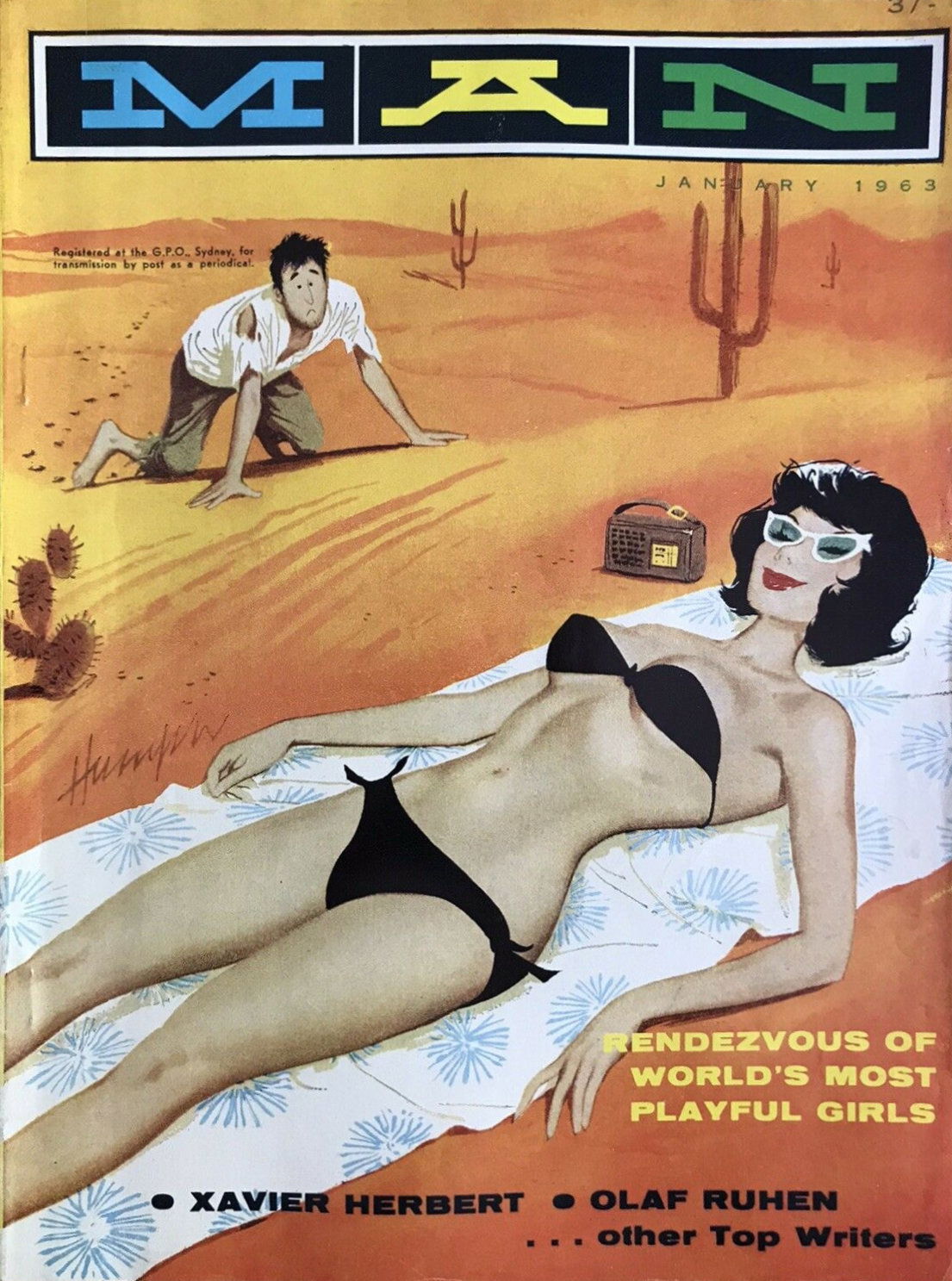 Man [Man Magazine] (Man, 1946 series) v53#2 (January 1963)