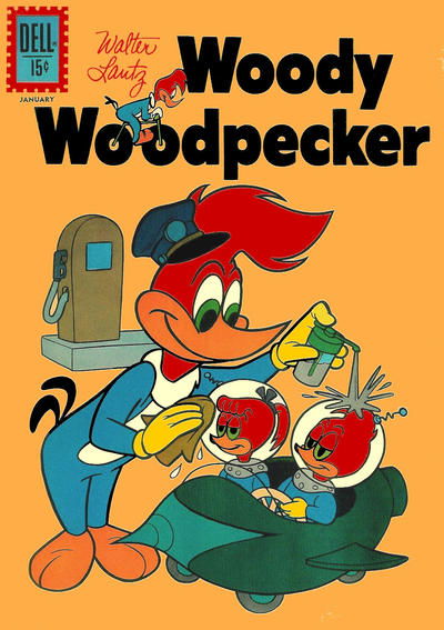 Walter Lantz Woody Woodpecker (Dell, 1952 series) #70 (December 1961-January 1962)