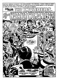 The Invaders (Yaffa/Page, 1978 series) #6 — The Making of Warrior Woman, 1942! (page 1)
