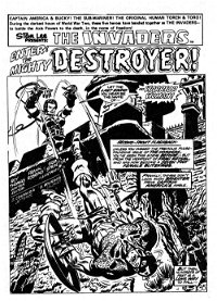 The Invaders (Yaffa/Page, 1978 series) #6 — Enter: the Mighty Destroyer! (page 1)