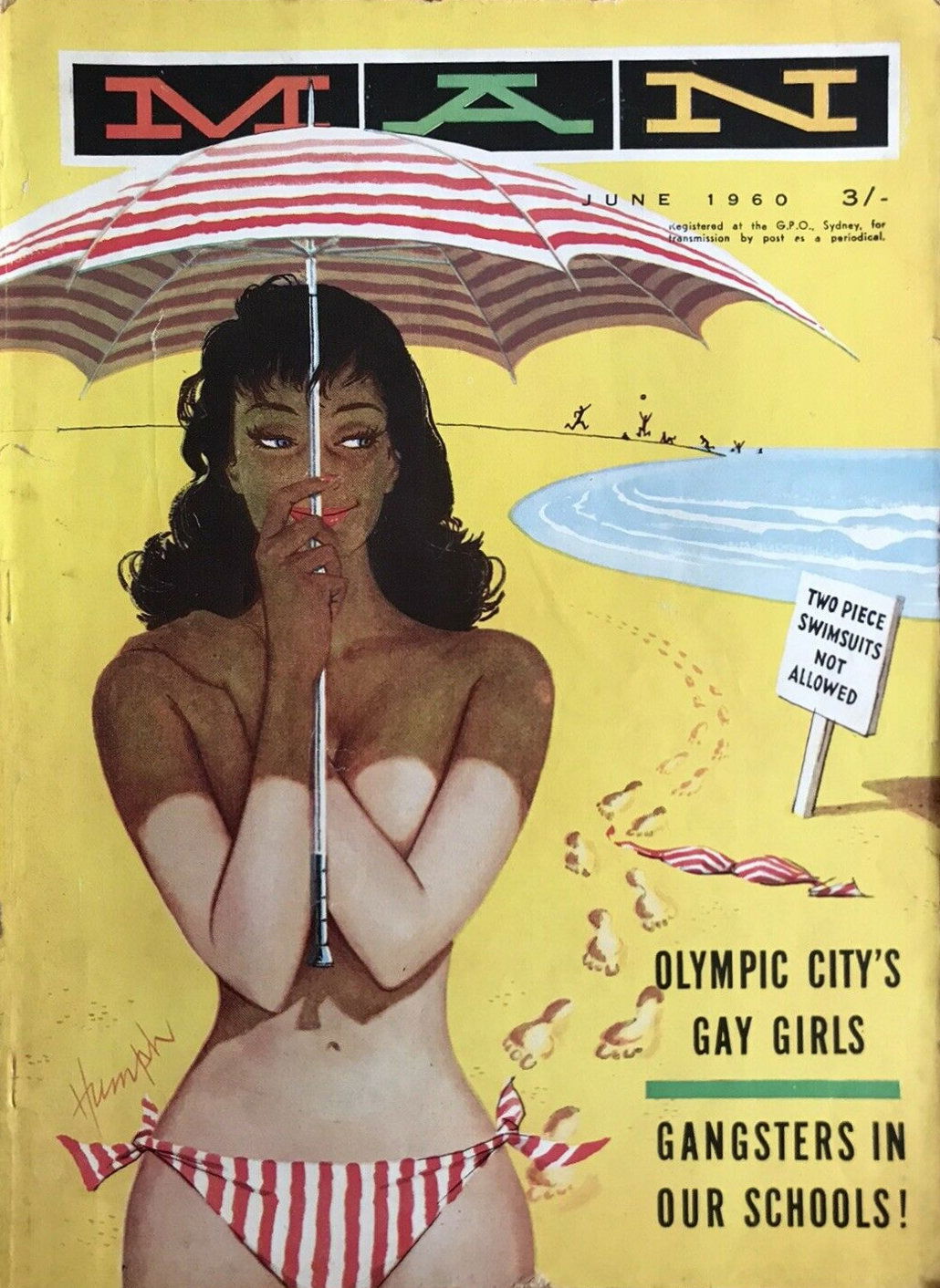 Man [Man Magazine] (Man, 1946 series) v48#1 (June 1960)