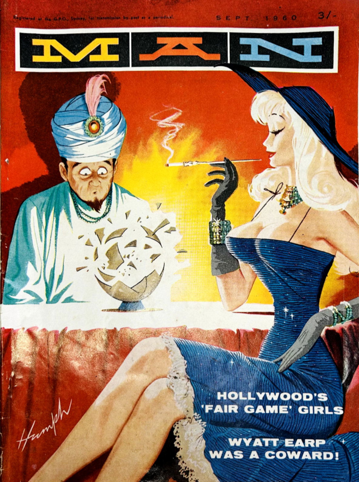 Man [Man Magazine] (Man, 1946 series) v48#4 (September 1960)