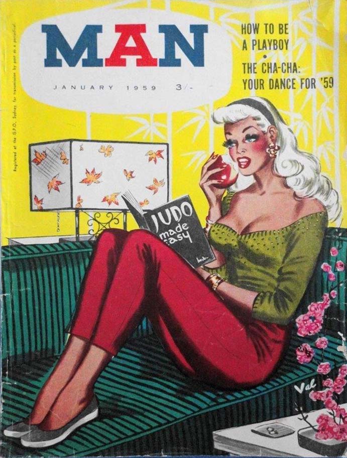 Man [Man Magazine] (Man, 1946 series) v45#2 (January 1959)