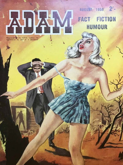 Adam (Adam, 1946 series) v25#3 August 1958