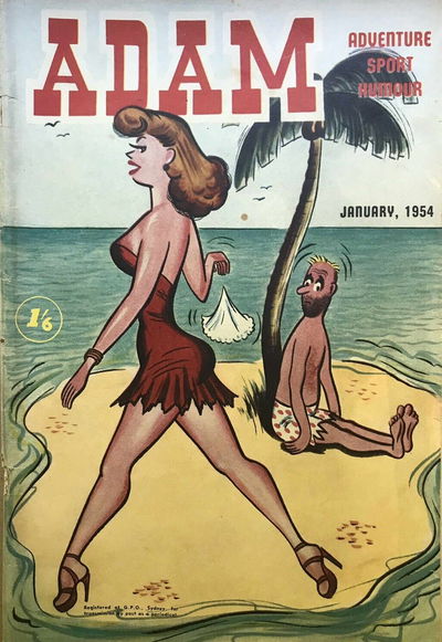 Adam (Adam, 1946 series) v16#2 January 1954